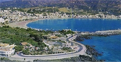 Panorama del porto e dell'abitato