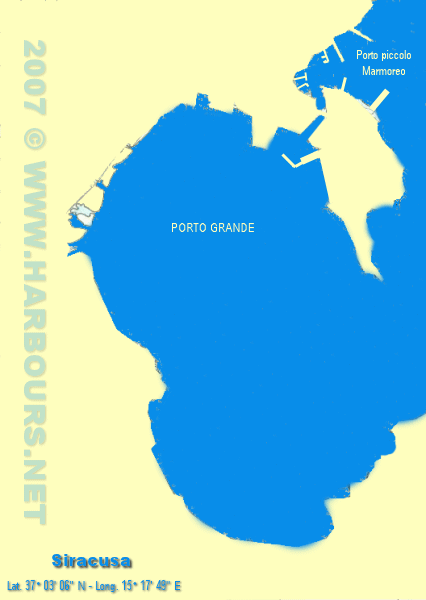 Siracusa Port Map